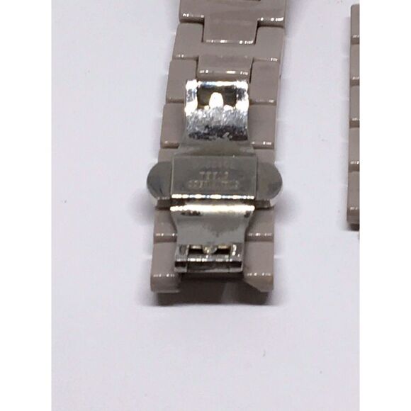 Michael Kors Ceramic Watch Bracelet Case Links Parts Band 18mm Purple A635 - Picture 5 of 7